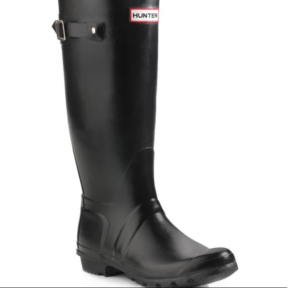 Hunter Rain Boots - Women's Tall Size 8 - Picture 6 of 8